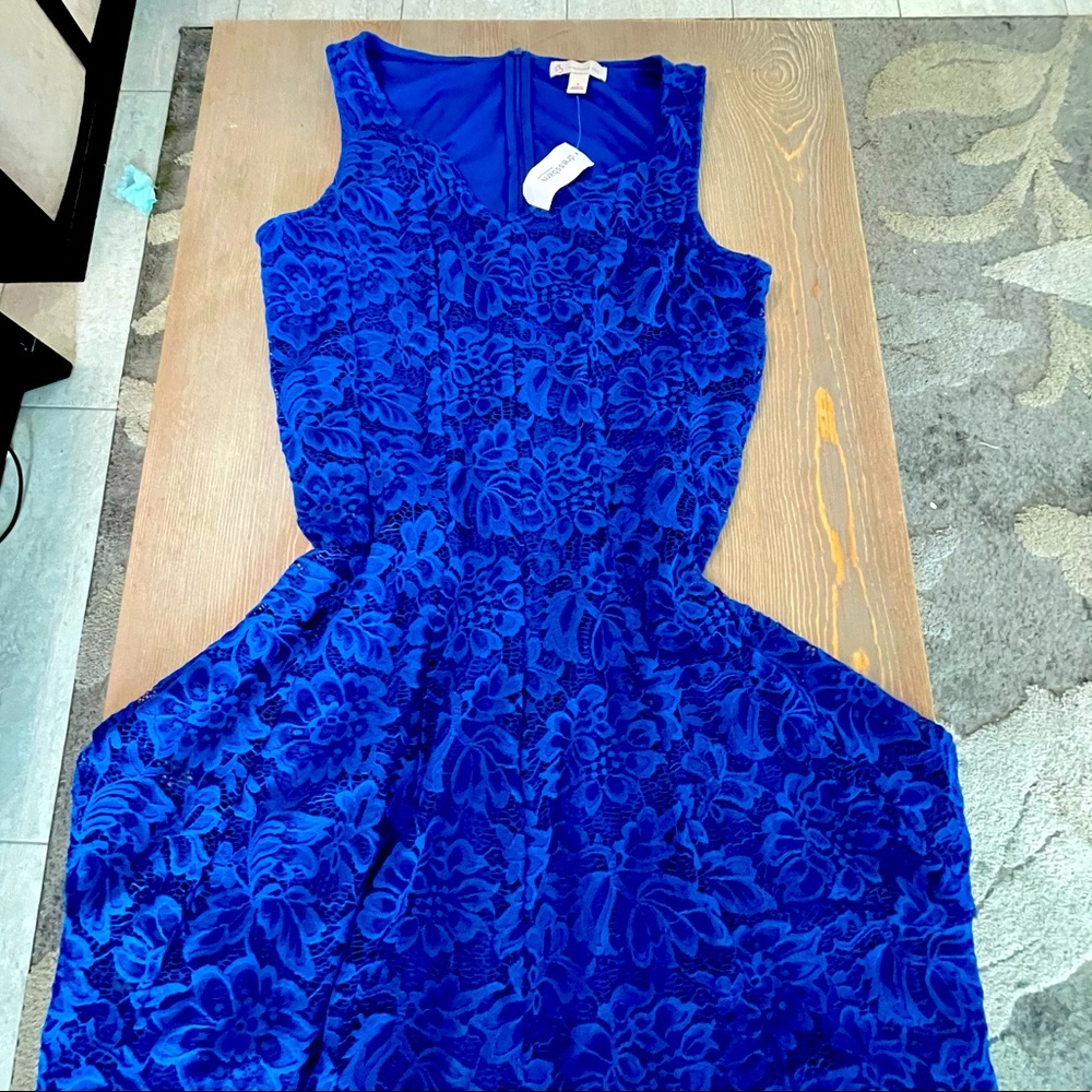 NWT blue lace dress